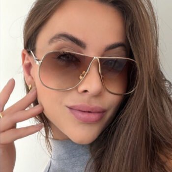 Large Frame Metal Sunglass